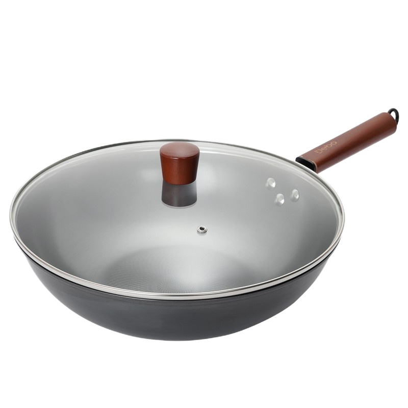 Debo德铂 艾娜炒锅32cm无涂层烹饪锅具DEP-DZ323 单个装