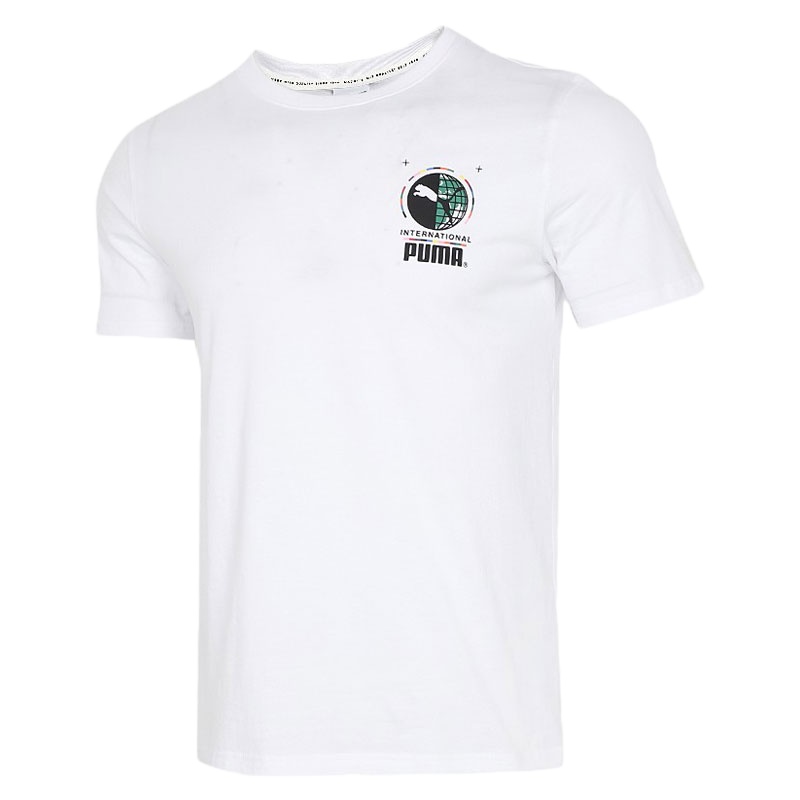 PUMA彪马短袖男2021夏季新款运动休闲舒适圆领上衣半袖T恤531307