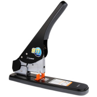 得力(deli) 得力订书机大号省力加厚重型订书机 210页订书器 0485黑色