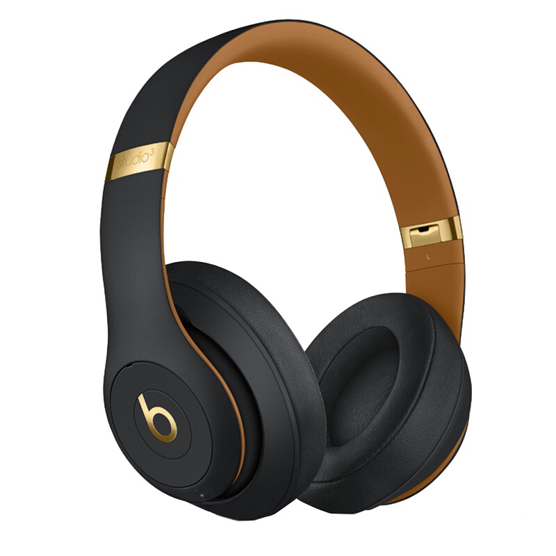 Beats Studio3 Wireless 录音师无线3 头戴式 蓝牙无线降噪耳机 游戏耳机 - 午夜黑