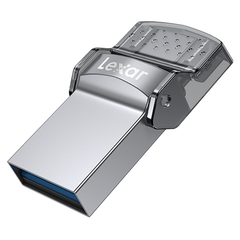 [免邮]雷克沙(Lexar)32GB Type-C USB3.0 读速100MB/s 迷你手机U盘D35C 双接口