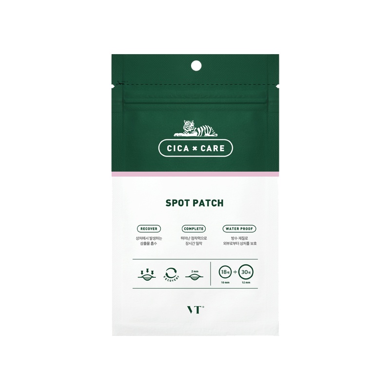 VT韩国老虎痘痘贴隐形遮痘人工皮物理净痘贴隐形可上妆官方正品