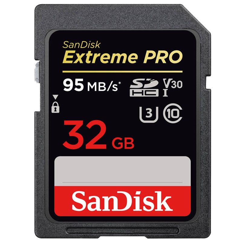 [免邮]闪迪(SanDisk)SD卡32G 单反相机内存卡存储卡 读95MB/s支持4K高清拍摄