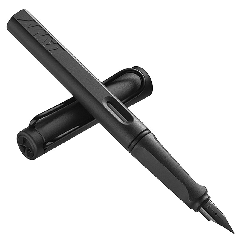凌美(LAMY) Safari狩猎者系列钢笔墨水笔商务办公用笔磨砂黑 M尖