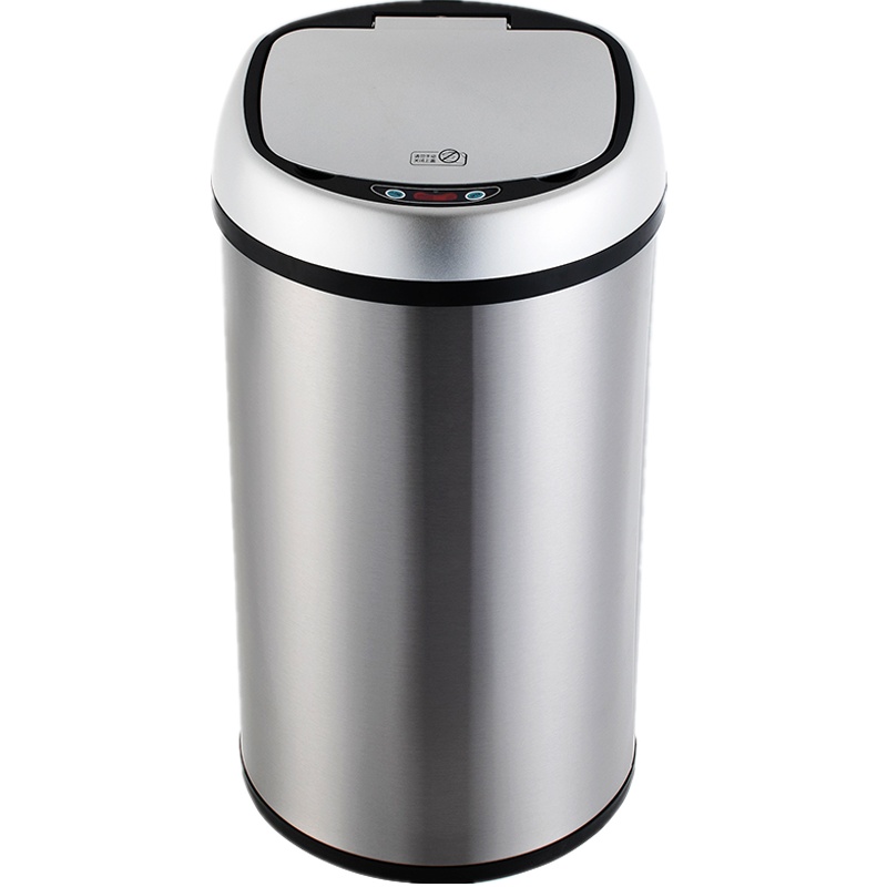得力(deli) 9559 智能感应垃圾桶 家用办公智能垃圾筒有带盖电动 智能12L不锈钢感应 智能垃圾桶