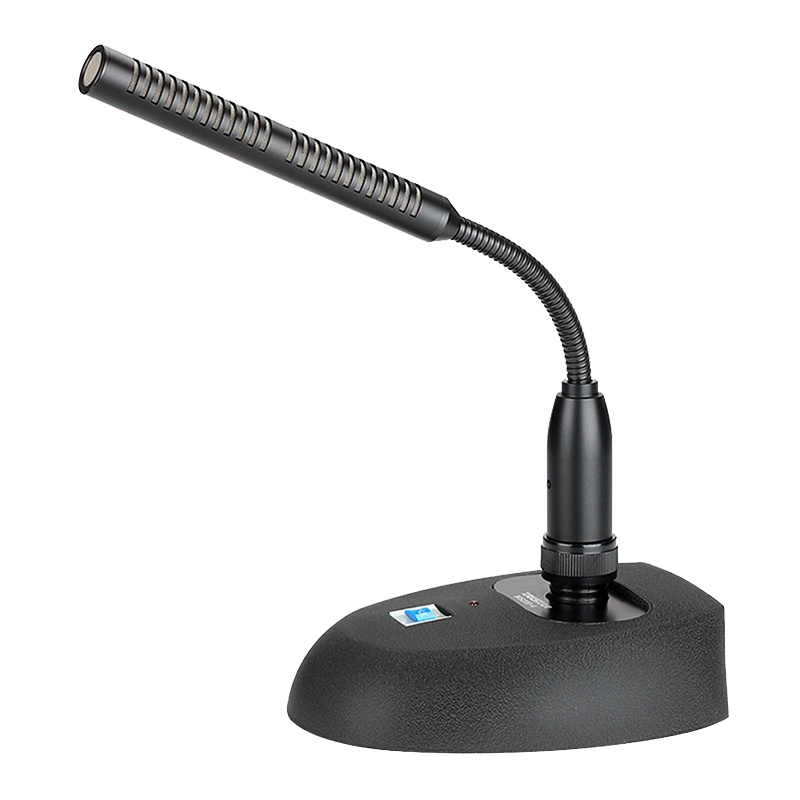 得胜 TAKSTAR MS200-4 工程定制桌面麦克风 高灵敏心型指向远距离拾音 一键静音开关 幻象电源内置电池双供电