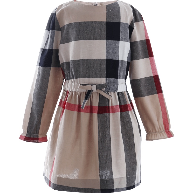 [苏宁自营]龙之涵女童连衣裙春秋宝宝春装2019新款中大童时尚洋气公主裙韩版