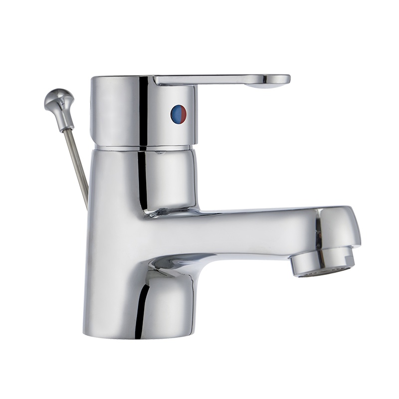 美标卫浴洁具 塞弗单孔面盆龙头CF-6501 带进水管 提拉下水器