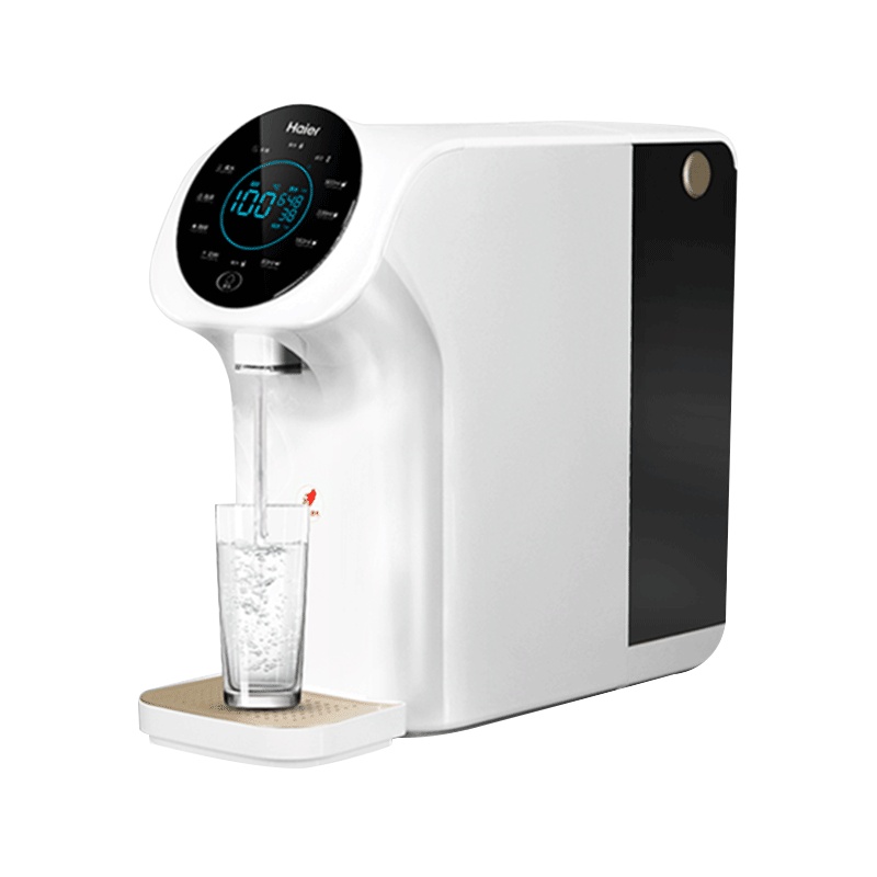 海尔(Haier)净水器家用HRO7558-3净化直饮加热一体机即热式饮水机反渗透纯水机净水机直饮机小型桌面台式免安装