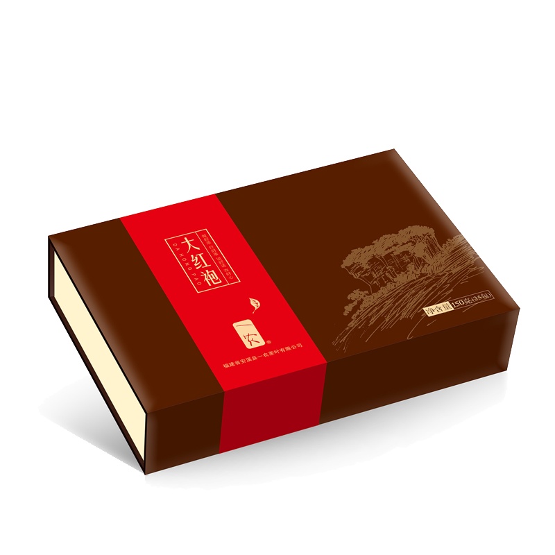 [买1送1同款]一农红茶礼盒 特级大红袍150g 茶叶礼盒礼包 乌龙茶茶叶 大气包装 自用送礼