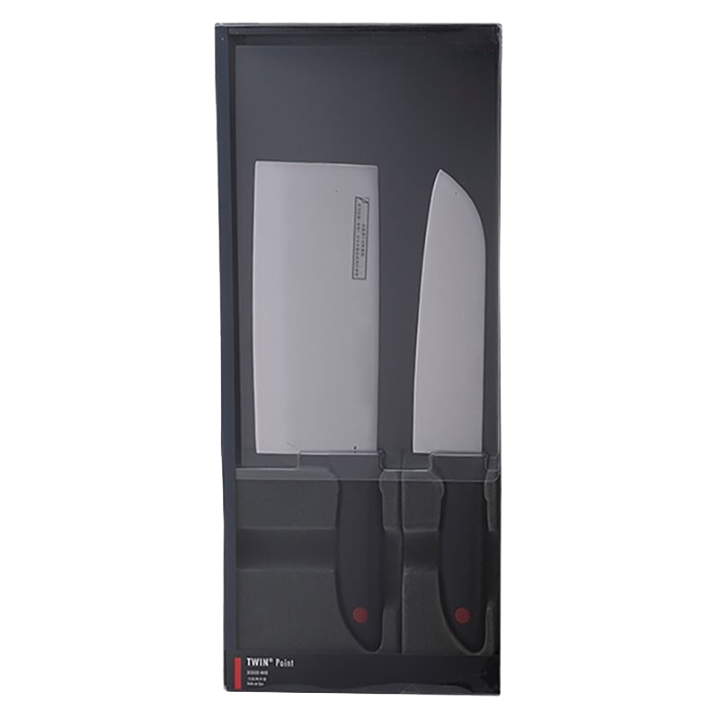 中片刀+多用刀礼盒 ZW-K12 家用厨房切菜刀多用刀中片刀2件套礼盒 (单位:套)