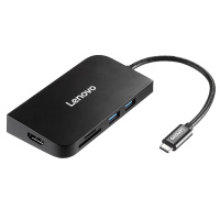 联想(Lenovo)S708 多功能7+1扩展坞 PD快充 USB3.0
