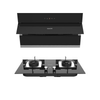 九阳 (Joyoung)油烟机套装 19立方抽烟机侧吸 吸油烟机烟机大火炉燃气灶家用套餐天然气J130+FB03S天然气