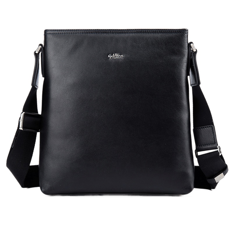 金利来男士单肩包头层牛皮商务休闲单肩包男斜挎包男包