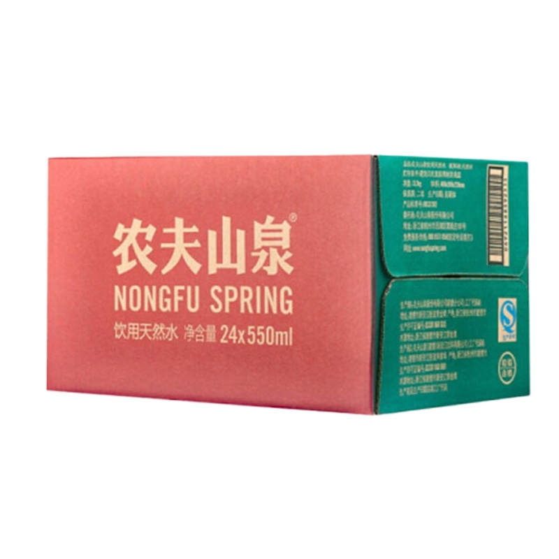 农夫山泉天然 矿泉水(纸箱装/24瓶) 550ml