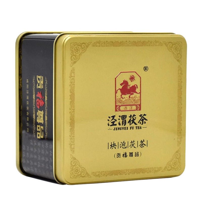 泾渭茯茶易泡系列 贡福尊品280g 泾阳砖茯茶块 陕西特产黑茶 2020年份