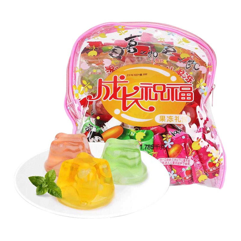 【喜之郎旗舰店】成长祝福大礼包 果冻布丁零食节日礼物送小朋友 1785克 成长祝福礼包