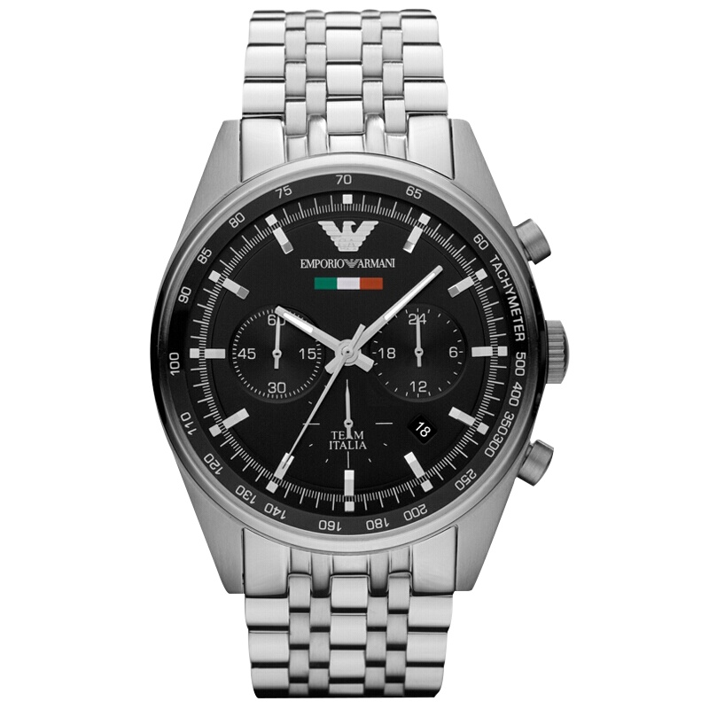 阿玛尼(ARMANI)男士计时手表 欧美品牌简约时尚石英表男 AR5983