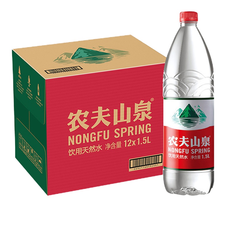 农夫山泉 矿泉水 1.5L 12瓶/箱 整箱起售(停用)
