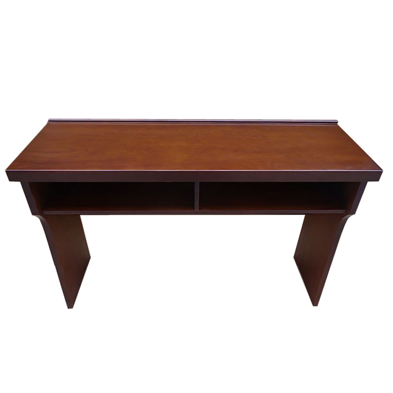 瑞丰杰1.2米办公桌会议条桌二人位培训桌木皮油漆 RJ-H02