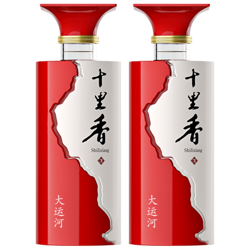 [中华老字号]十里香 52度大运河 100ml*2瓶装 浓香型白酒小瓶自饮品鉴酒 沧州特产
