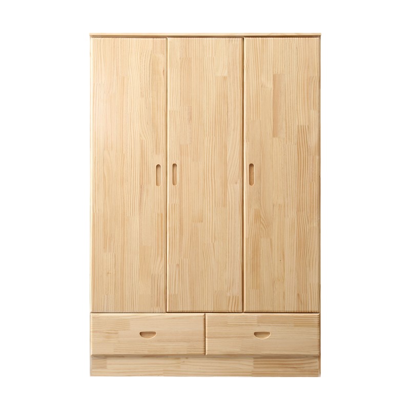 企购优品 两门衣柜800×2000×600 木质组装收纳