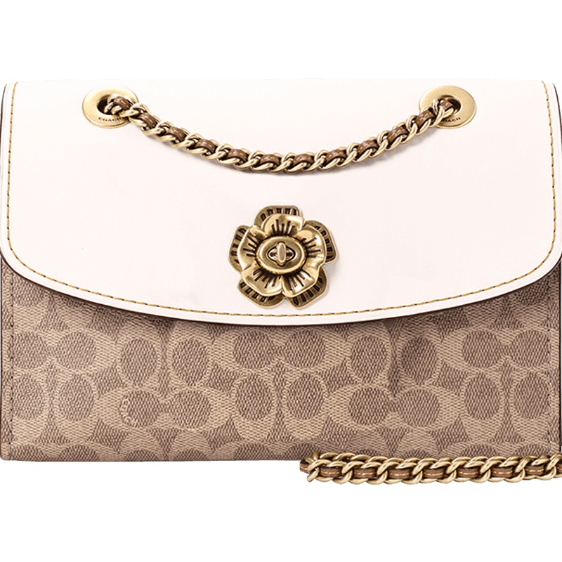 [预售3周左右发货]COACH PARKER 山茶花单肩包 30585