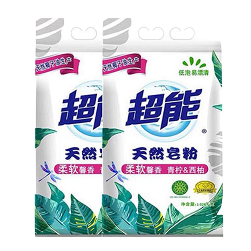 WQMD超能天然皂粉1.008kg*2袋