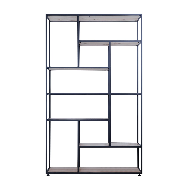 匡大 办公柜储物架铁艺书架1.2米办公书架