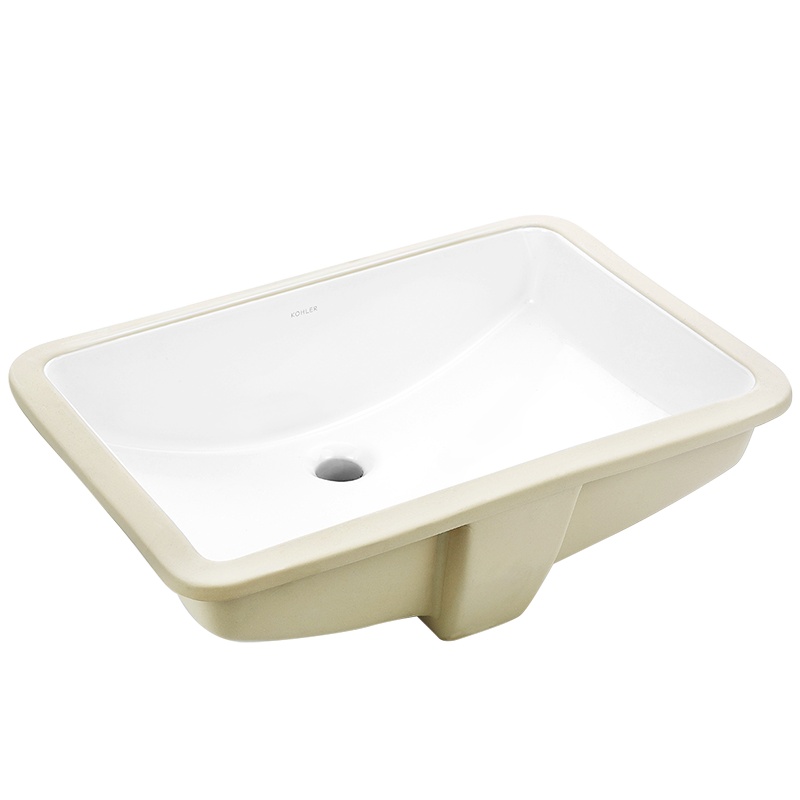 科勒台下盆卡斯登圆形17寸洗脸盆嵌入式洗手盆面盆台盆K-2210