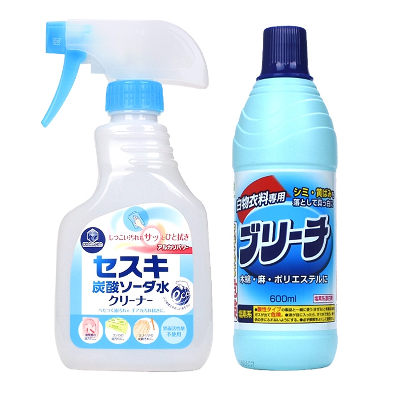 美洁卫净白漂白剂600ml洁白衣领净400ml组合