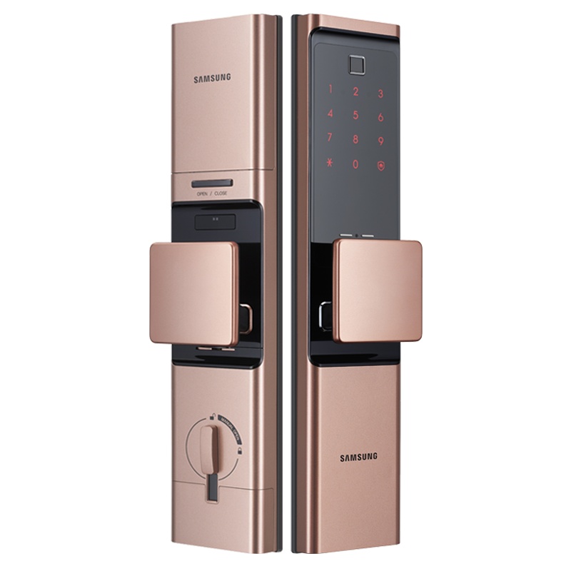 三星家用智能锁门锁 密码锁 指纹锁 电子锁 SHP-DR717 帝王金