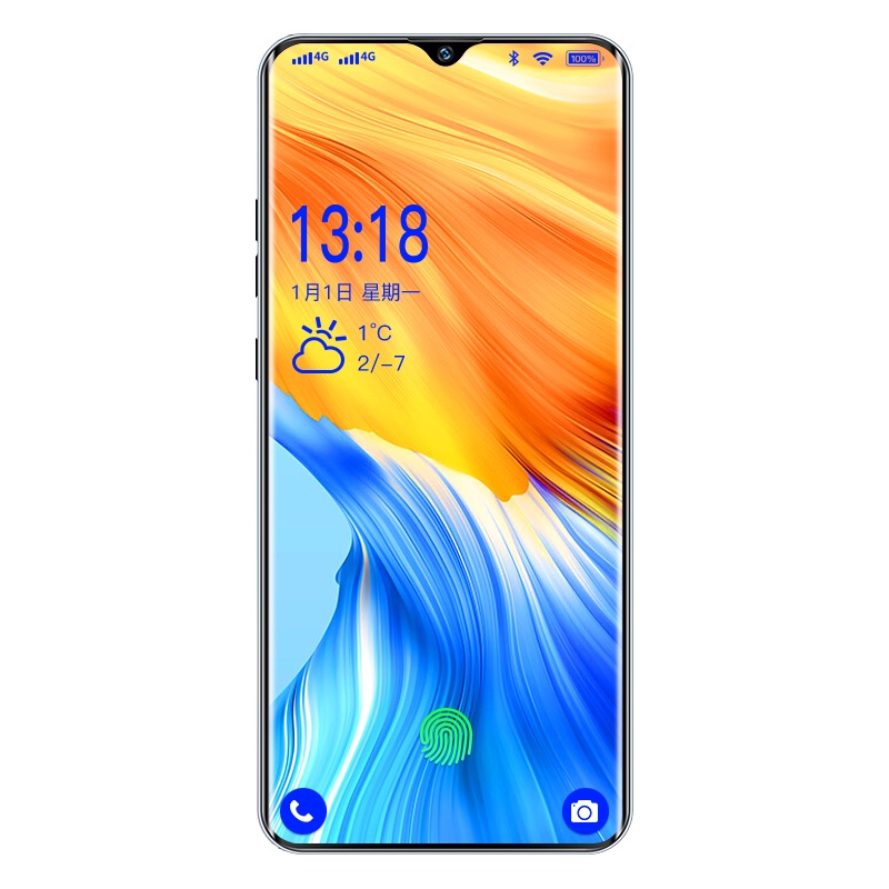 索爱P50Pro智能手机4G全网通学生价高清水滴全面屏人脸识别指纹解锁真八核快充大字大声大屏幕移动联通电信三网通游戏手机4GB+128GB蓝珊瑚