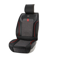 布雷什(BOLISH)五座四季通用汽车坐垫冬季保暖仿亚麻养生全包围汽车座椅垫车内饰品紫枫玲标准款神秘黑
