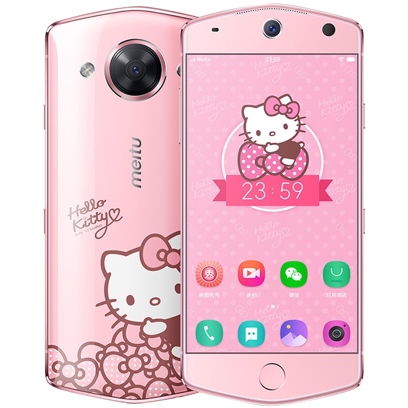 [二手95新]美图(meitu)美图m6 3G+64G 樱花粉 美颜手机 自拍神器 全网通4G