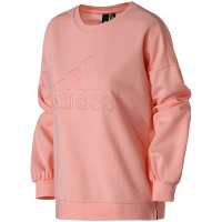 adidas女装卫衣圆领套头休闲运动服DZ2430 L DZ2430粉色