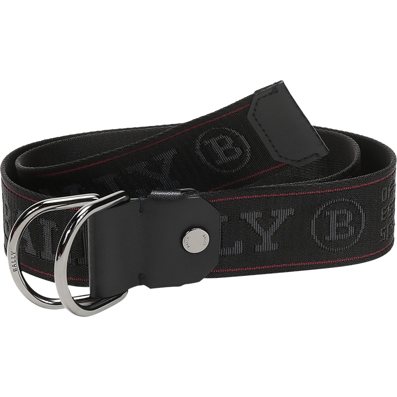 BALLY 巴利 男士 织物双环扣式腰带 COPPER 40 M SC