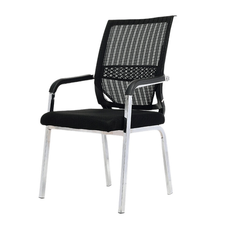 卓澳(ZHUOAO)电脑办公椅网布会议弓形椅子家用休闲职员经理四角椅