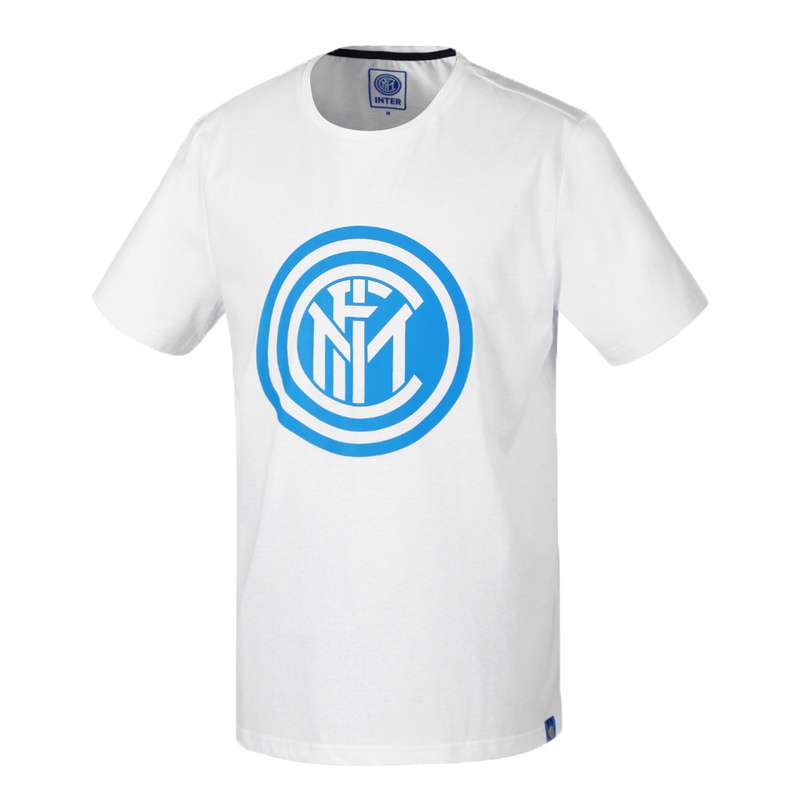 国际米兰俱乐部官方夏季新品高档精梳丝光棉男士印花短袖运动圆领短款T恤