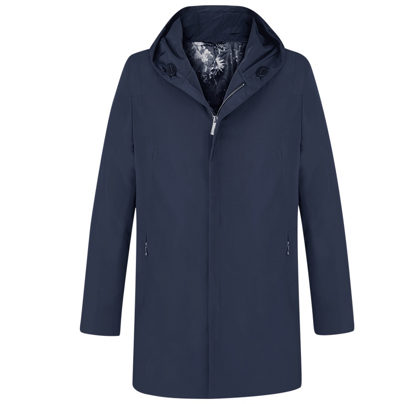 HODO红豆男装春秋季男士风衣轻商务休闲服连帽外套男