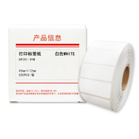 HUMANFUN HP201-09W 打印标签纸 500片/卷 白色