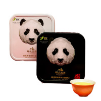 环太大凉山黑苦荞茶黑白熊猫礼盒装送长辈领导礼品茶送人伴手礼