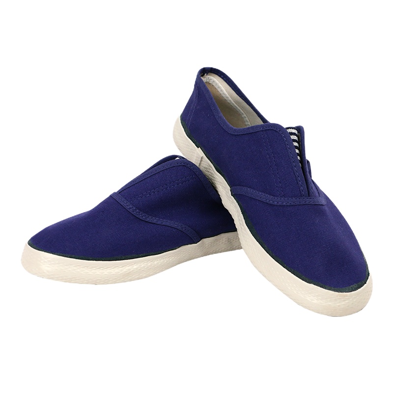 昇海诺(SH) 防静电布面胶鞋40码-蓝色（单位：双）