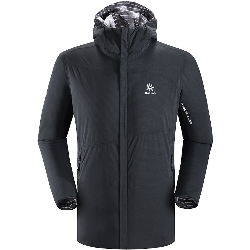 凯乐石棉服男秋冬户外运动保暖防风透气拼色休闲外套