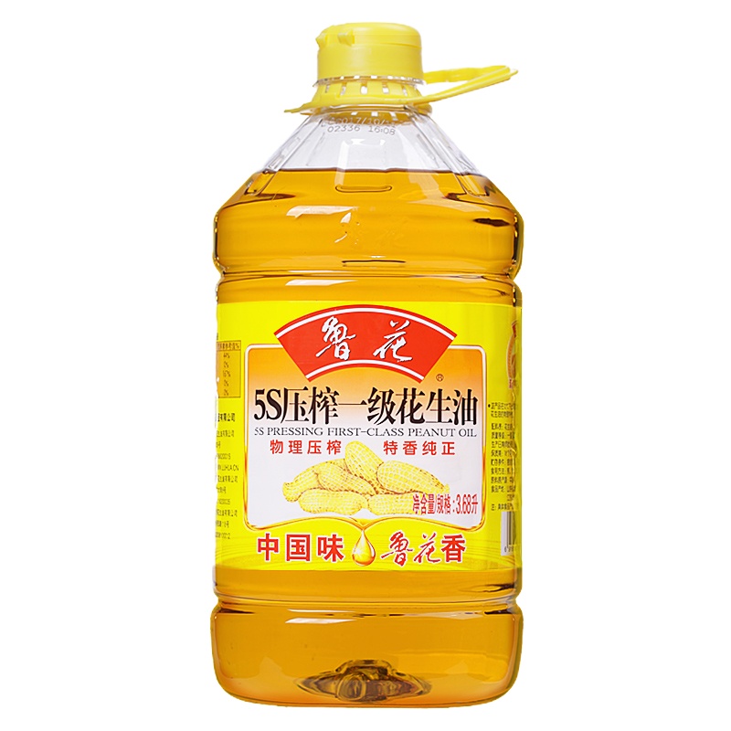 鲁花 5L 压榨一级花生油 5S物理压榨