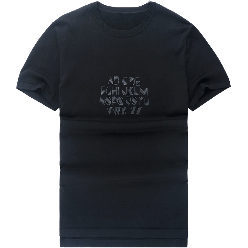 布先生短袖T恤 针织衫欧美字母印花 男上衣男士短袖T恤AE10217