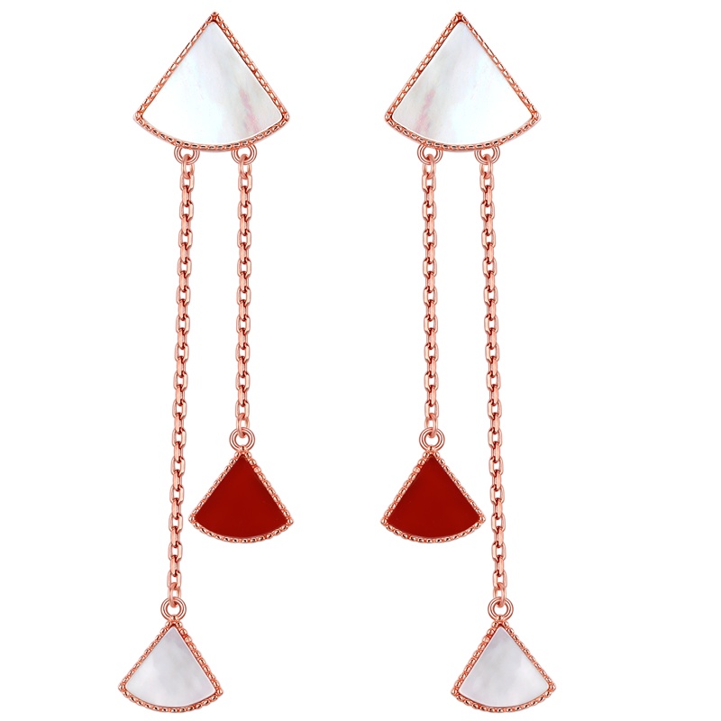 佰色传情BRIR纯银百搭耳环韩国气质网红耳饰高级感裙子耳钉女