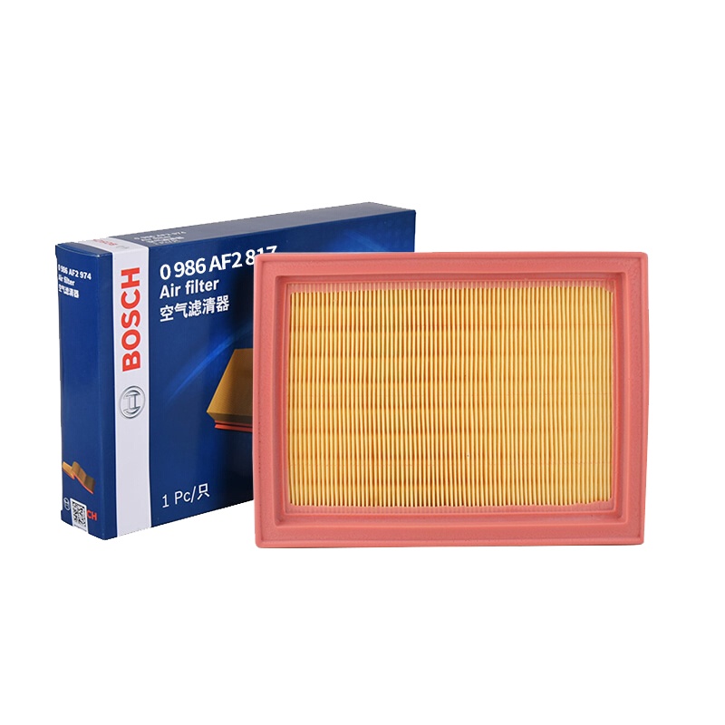 博世(BOSCH)空气滤清器0986AF2817（奇骏／蓝鸟2.5i／轩逸1.8／科雷傲）