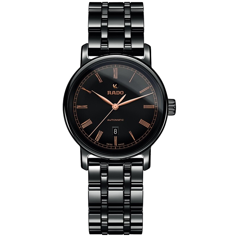 雷达(RADO)瑞士手表钻霸系列时尚休闲简约商务自动机械女士手表R14043162