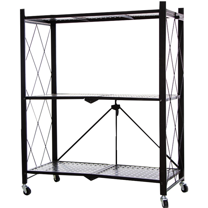 禧天龙置物架落地多层储物架可移动厨房菜篮子架蔬菜收纳架子4层